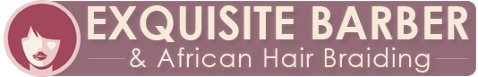 Logo, Exquisite Barber & African Hair Braiding - Hair Salon